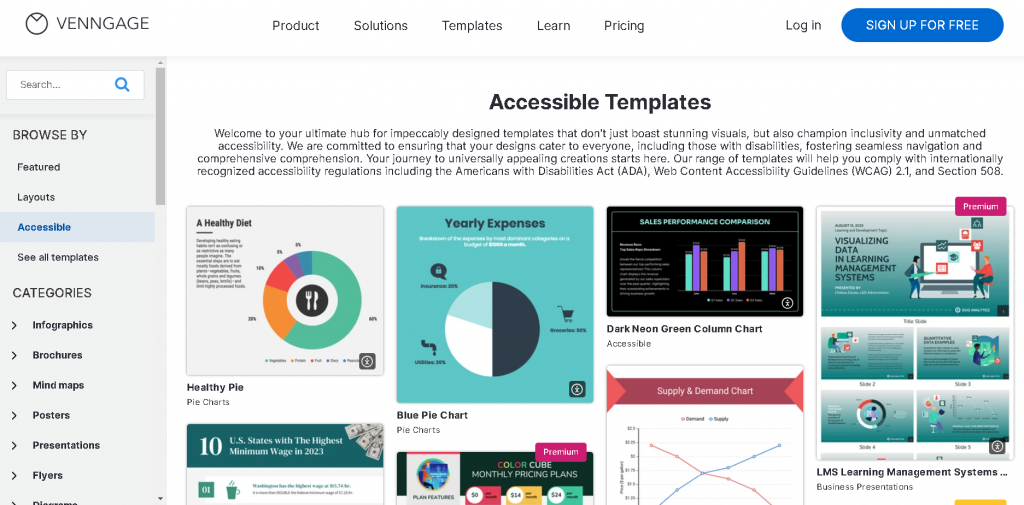 accessible templates