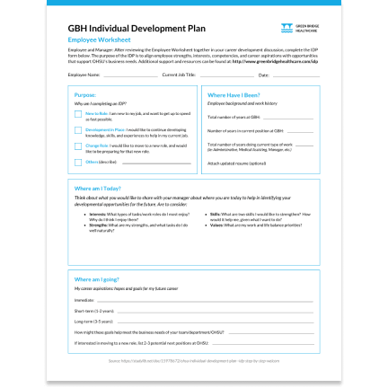 Development plan Development plan template