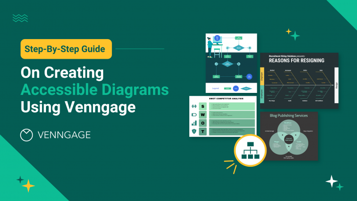 step by step guide on creating accessible diagrams using venngage
